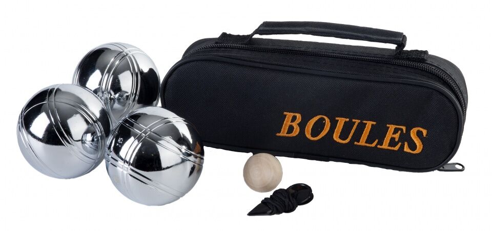 Longfield Games Set van 3 Jeu de Boules - Zilver