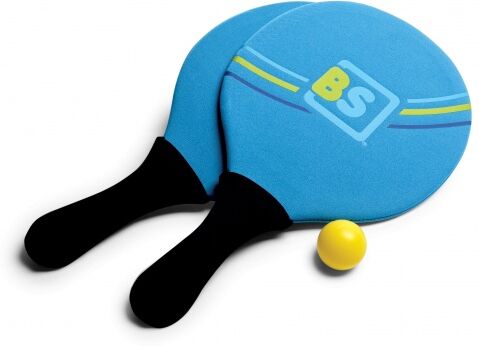 BS Toys beachballset neopreen 3 delig blauw - Blauw