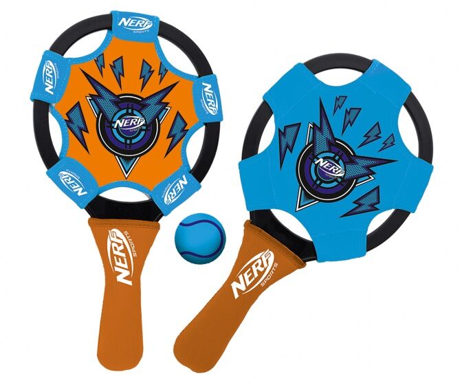 Happy People NERF Sports beachballset 3 delig - Blauw,Oranje