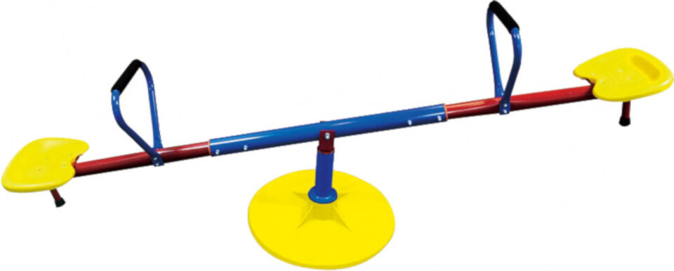 Paradiso Toys wip 360 graden draaibaar 180 cm blauw/rood/geel - Geel,Blauw,Rood