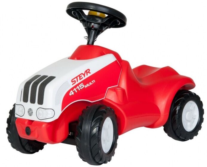 Rolly Toys looptractor RollyMinitrac Steyr 4115 junior ro/wi - Rood,Wit