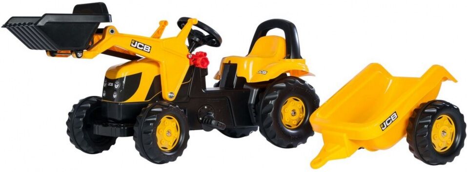 Rolly Toys traptractor RollyKid JCB junior geel/zwart - Geel