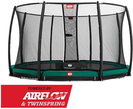 BERG Toys Berg Champion Inground 380 Grønn Med Sikkerhetsnett Deluxe 380 cm dia Grønn