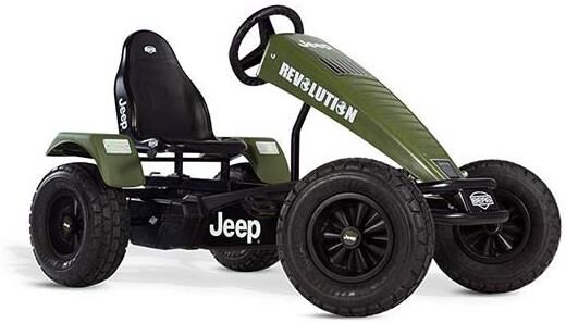 BERG Toys Jeep® Revolution Pedal Go-Kart Xl Bfr-3 Tråbil For 5 År + Med 3 Gir Jeep