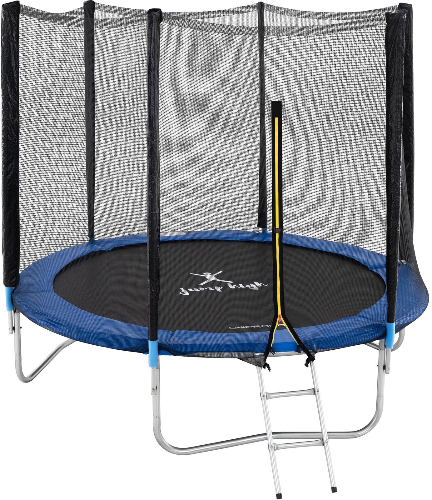 Uniprodo Trampoline - Ø 240 cm - med sikkerhetsnett 10250376