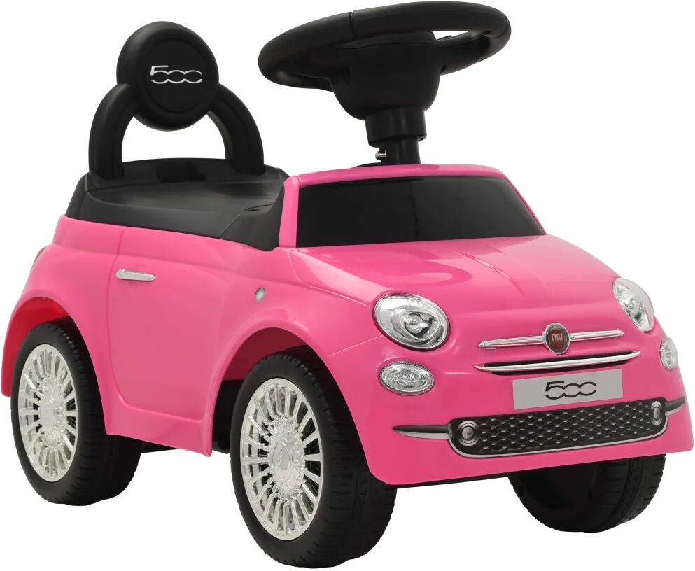 vidaXL Gåbil Fiat 500 rosa