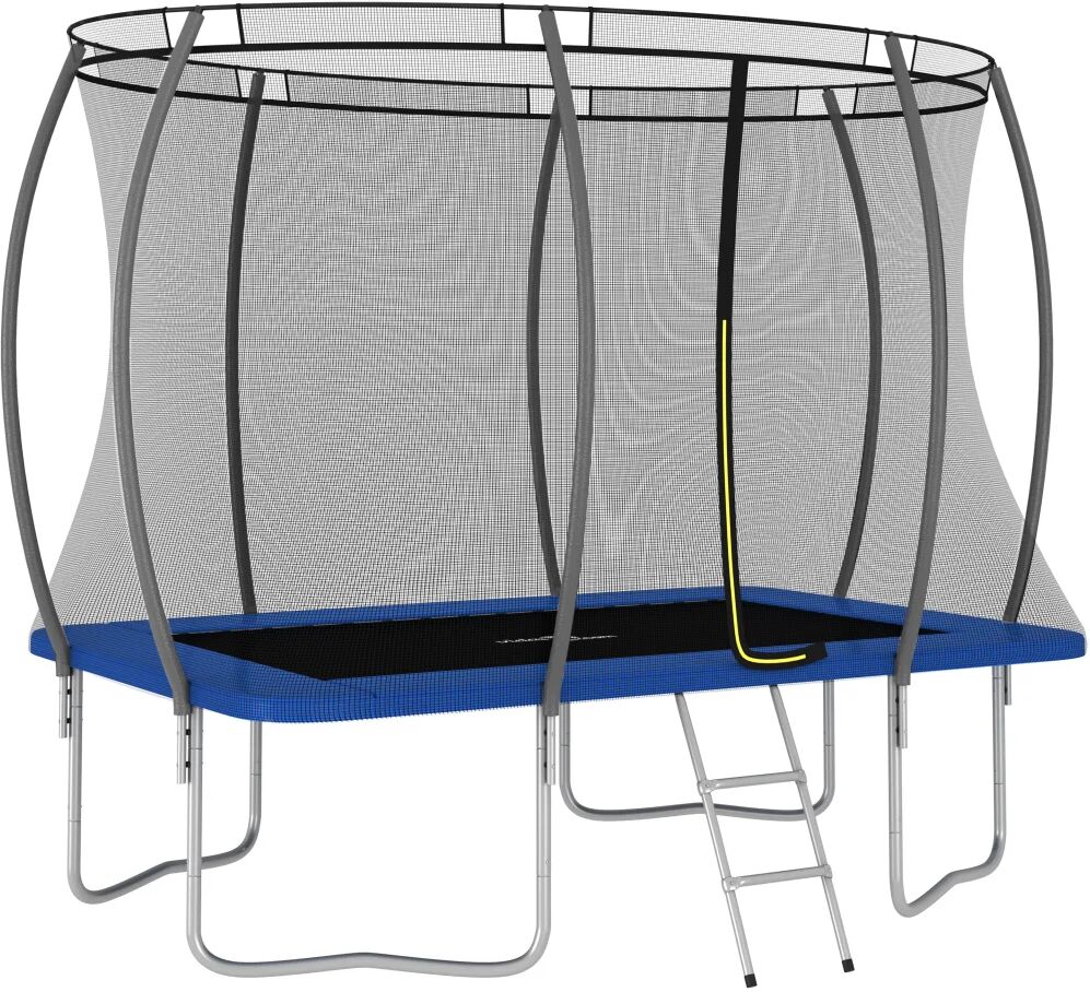 vidaXL Trampolinesett rektangulær 274x183x76 cm 150 kg