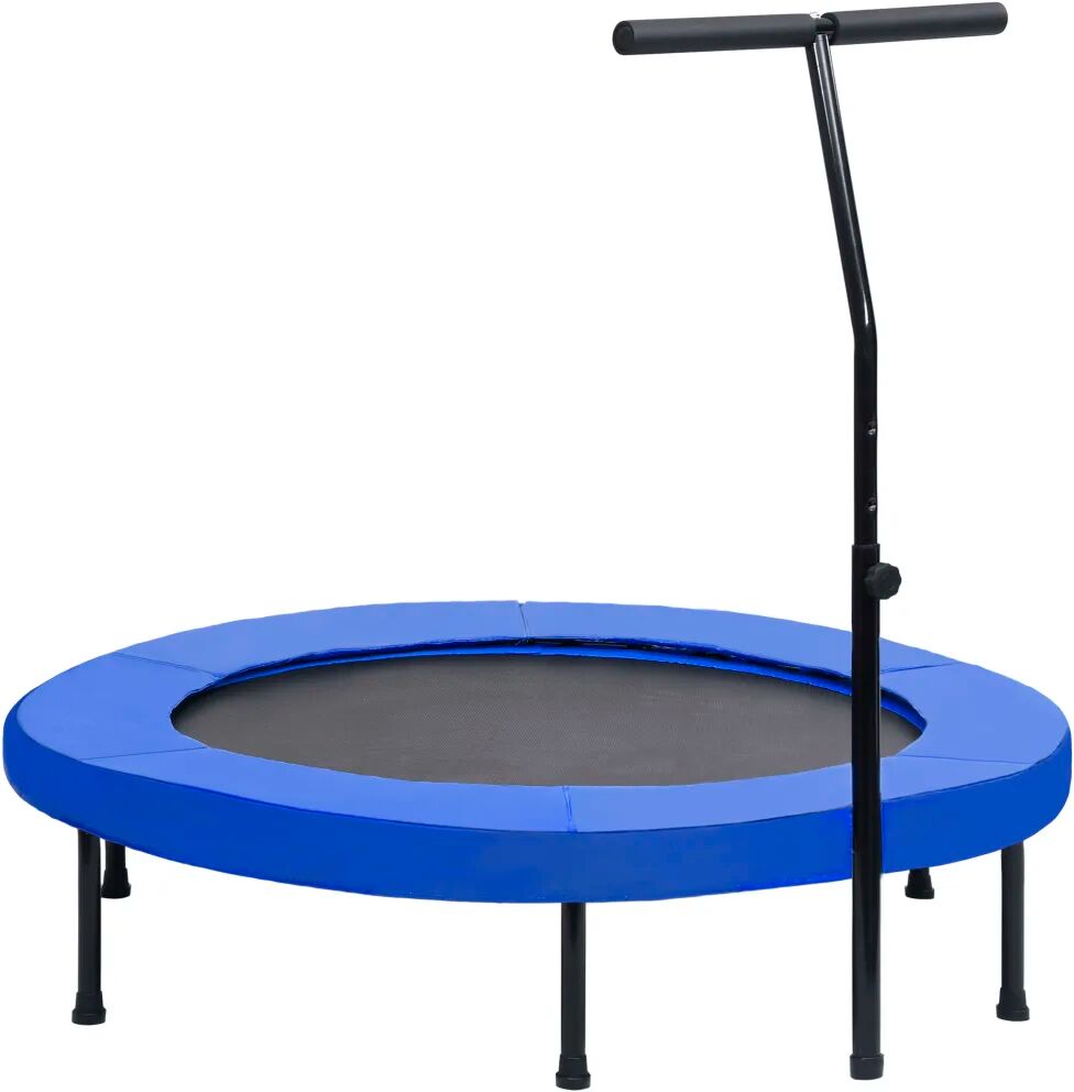 vidaXL Trim-trampoline med håndtak og sikkerhetspute 122 cm