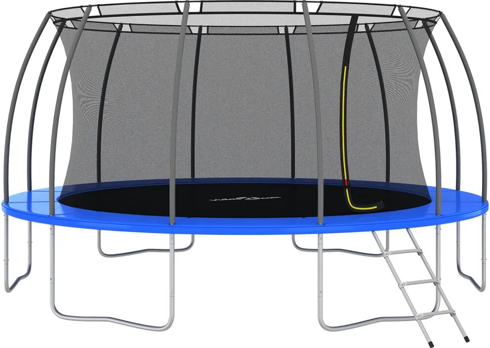 vidaXL Trampolinesett rund 488x90 cm 150 kg