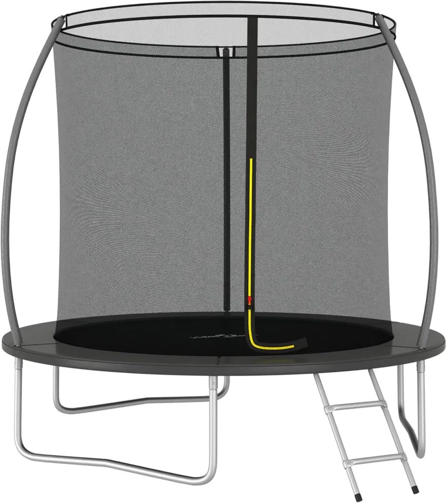 vidaXL Trampolinesett rund 244x55 cm 100 kg