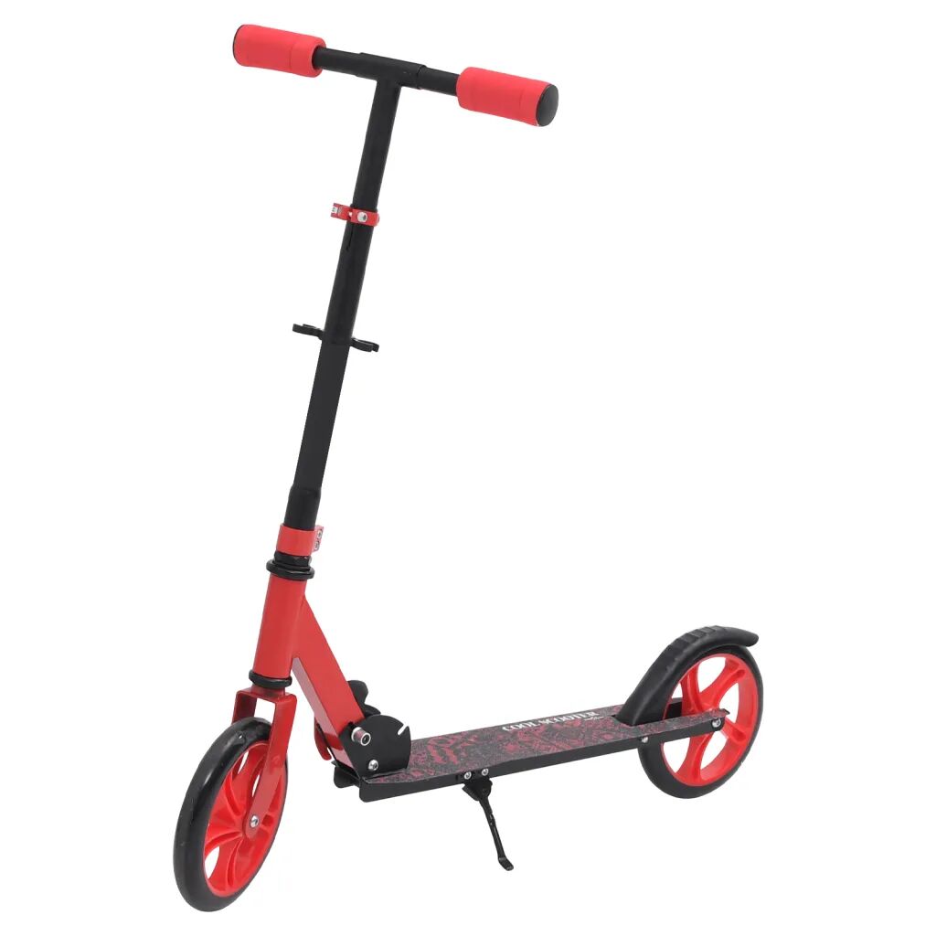 vidaXL Sparkesykkel for barn 2 hjul med justerbart styre rød