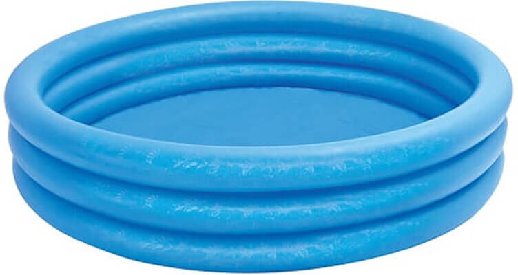 Intex Three Ring Pool Crystal Blue