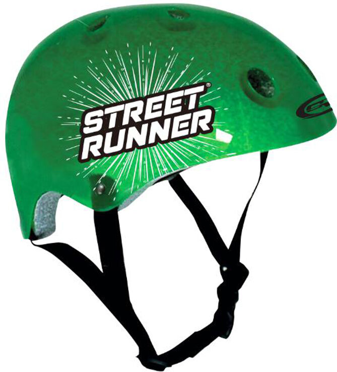 Street Runner Multisport Hjelm - Grønn