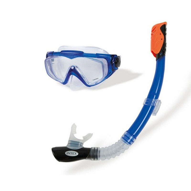 Intex Aquaflow Sport Dykkermaske Med Snorkel - Blå