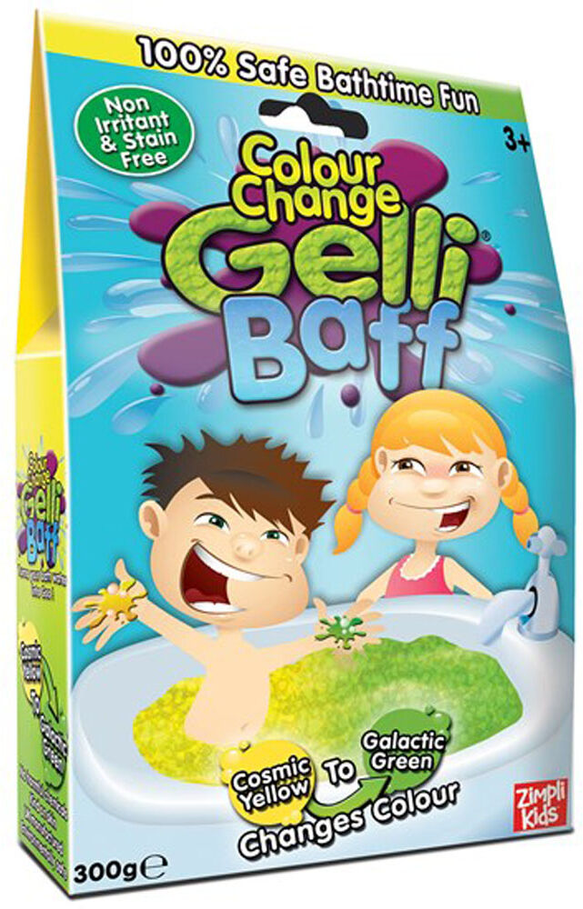 Zimpli Kids Baff Colour Change Gelli Badeslush - Gul/grønn