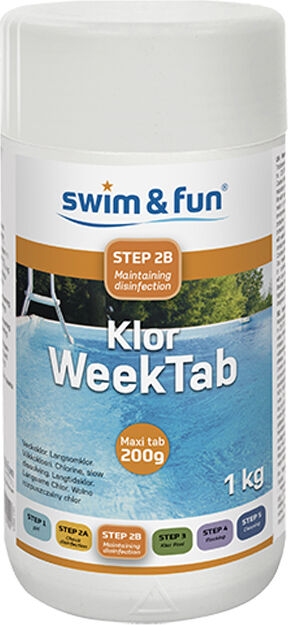 Klor Weektab Tabletter 200g - 1 Kg