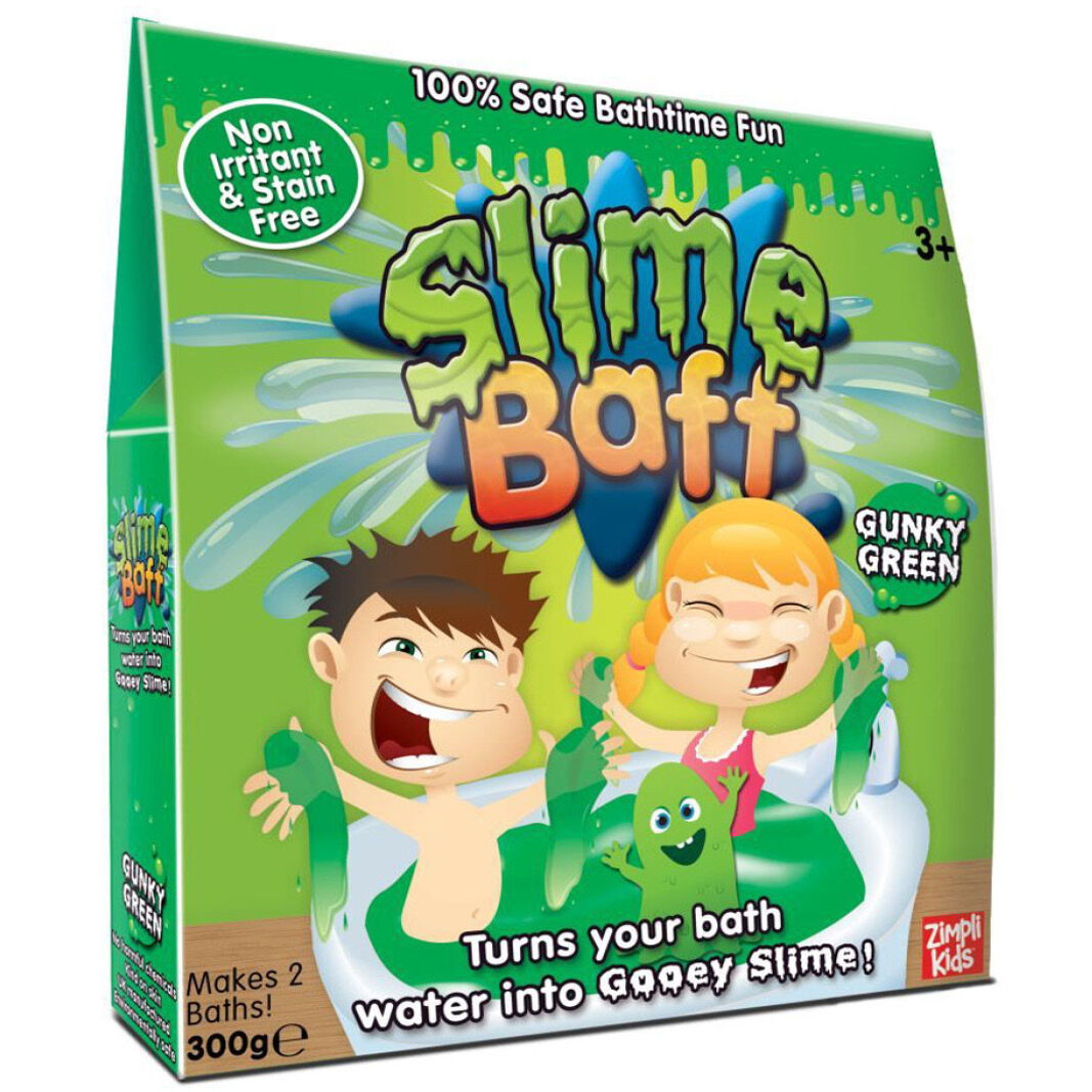Zimpli Kids Baff Slime Baff Badeslim Stor Pakke 300g - Grønn