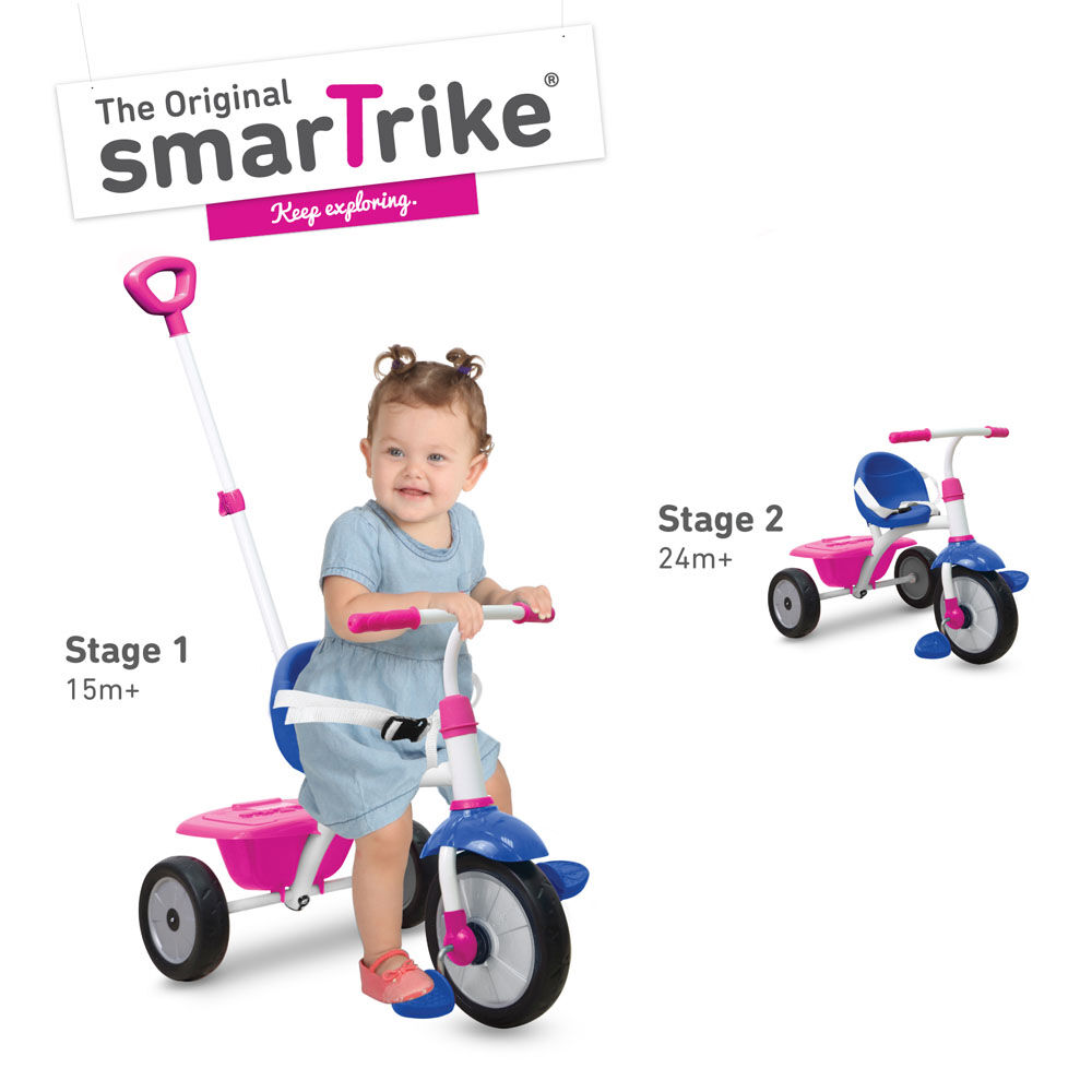 Smartrike Fun 2-I-1 Rosa Og Lilla