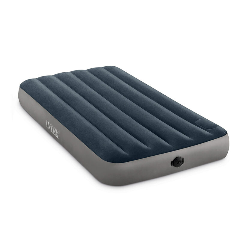 Intex Twin Airbed Med Batteripumpe 99x191x25 Cm