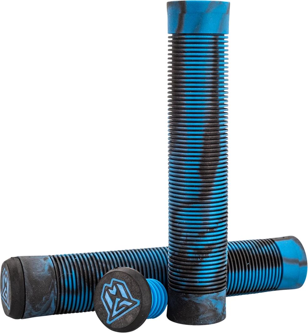 MGP Action Sports 150 mm Grind Grip w/Swirls, sparkesykkelholker 150mm BLUE/BLACK