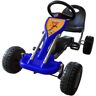 vidaXL Kart a pedais azul