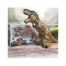 Slowmoose Crianças Incrível Brinquedo Elétrico de Dinossauro Ambulante Tir Anossauro Rex Botar Ovo Chocolate