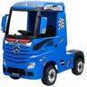 Ataa Cars Carro Mercedes Actros 12V Azul(Idade Mínima: 1 Ano - 52.50x129x60 cm)