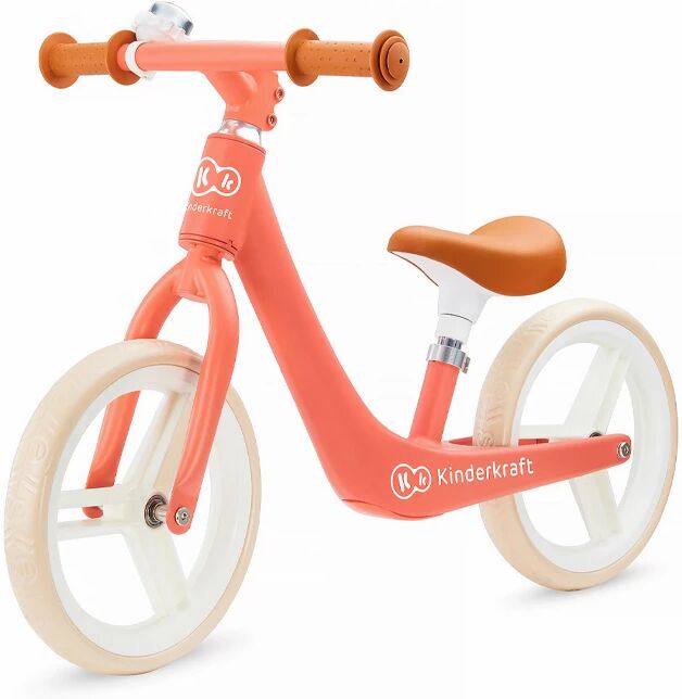 Kinderkraft Bicicleta Sem Pedais Fly Plus Coral