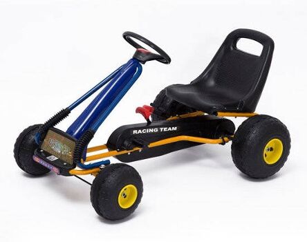 Homcom Kart Infantil Sports Racing com pedais (96x68x56 cm)