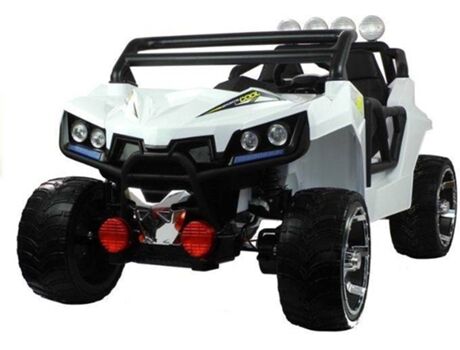 Cars Carro Elétrico KL2988 Buggy (Idade Mínima: 3 - Branco)