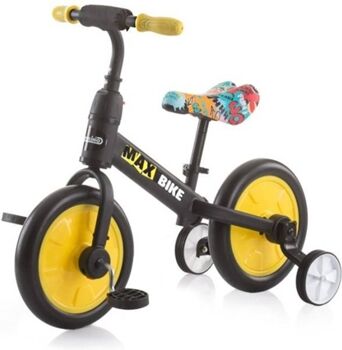 Chipolino Bicicleta Infantil CR21383 Com Rodas Max Bike Amarelo