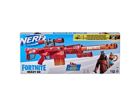 Nerf Lançador Fortnite Heavy SR (Idade Mínima: 8 anos)