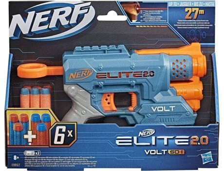 Hasbro Lançador Elite Volt 2.0 SD-1 E9952 (Idade Mínima: 8 Anos - 14 x 4 x 23.5 cm)