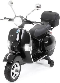 Vespa Carro Elétrico PX150 (Idade Mínima: 3 - Preto)