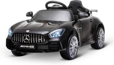 Homcom Carro Elétrico Mercedes GTR Com Controle Remoto Preto (Idade Mínima: 3 anos - 105 x 58 x 45 cm)