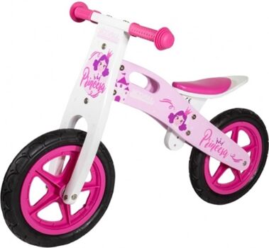 Woomax Bicicleta Sem Pedais Madeira Princesas 12