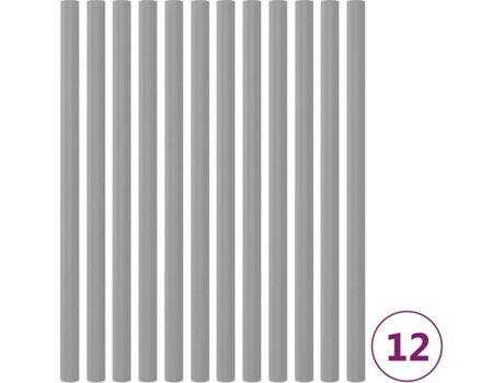 Vidaxl Mangas para Postes de Trampolim Espuma Cinzento (12 un - 92,5 cm)