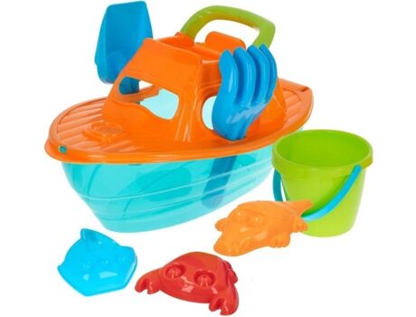 Cb Toys Pack brinquedos de praia iate com acessórios (35,5x21x19,5 cm - 18 meses)