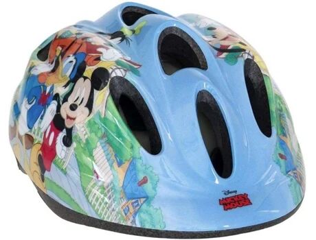 Toimsa Capacete de Bicicleta Mickey (28 x 20 x 15 cm - Azul Claro)