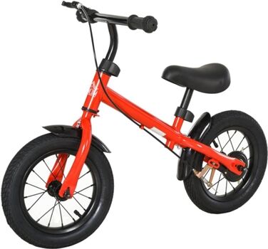 Pawhut Bicicleta sem Pedais HOMCOM 370-098 Vermelho (86 x 43 x 60 cm)