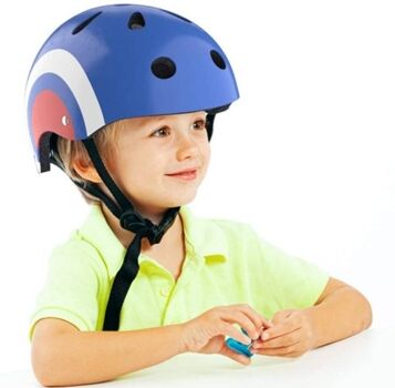 Molto Capacete de Bicicleta Circle (Idade Mínima: 2 Anos - Azul)