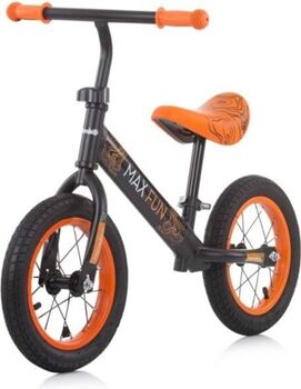 Chipolino Bicicleta Infantil de Equilibrio com Rodas de Borracha Max Fun Orange