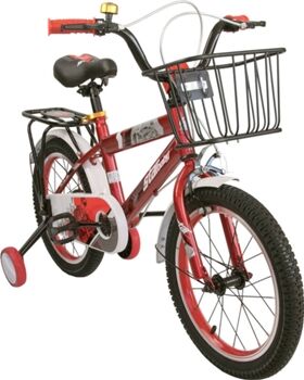 Airel Bicicleta com Cesto (Idade Minima: 4 anos - 18'' - Vermelho)