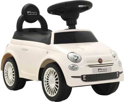 Vidaxl Ride-On Carro Fiat 500 branco (Idade Mínima: 12 meses)