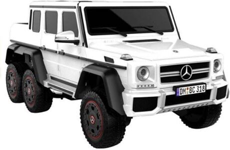 Cars Carro Elétrico Mercedes G63 (Idade Mínima: 3 - Branco)