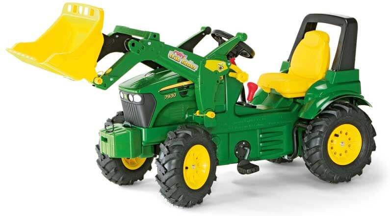 Rolly Toys John Deere 7930 Tramptraktor med frontlastare