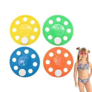 Fukamou Kids Diving Toys - Children Underwater Discs Diving Toys - Colorful Water Toys for Swimming Pool, Bathtub, Portable Diving Toys for