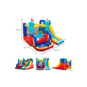 Mhstar Uk Ltd Outsunny Inflatable Sailboat Castle   Wowcher