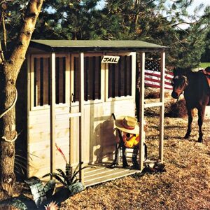 6x4 Wild West Playhouse - 6 x 4 Shire Wild West Playhouse in Shiplap