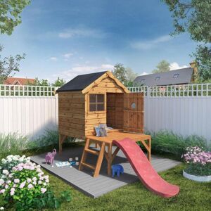 Mercia Snug Tower Playhouse with Slide